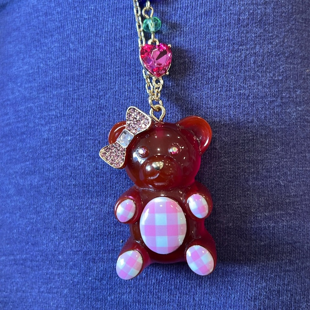 Betsey Johnson Gummy Bear necklace